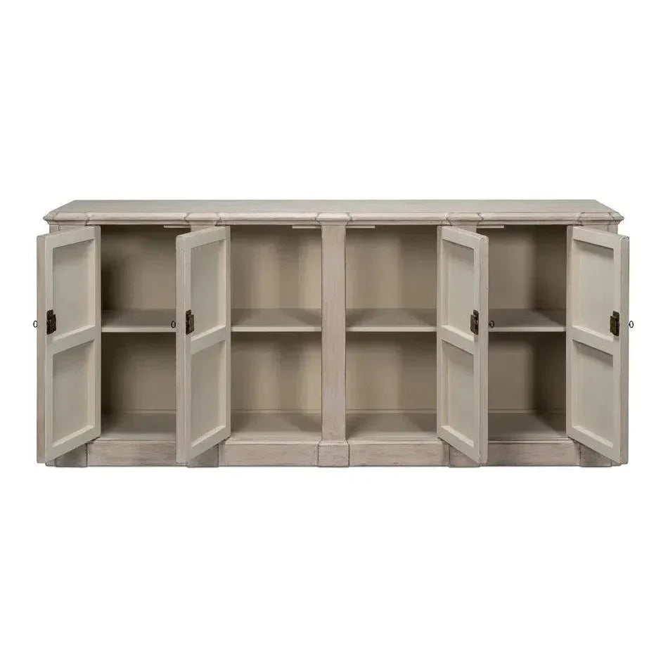 Villefranche Sideboard Stone Grey - LOOMLAN - Sarreid - Sideboards