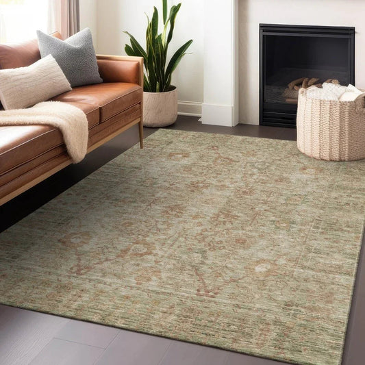Vilnius Beige Washable Indoor-Outdoor Rug-Outdoor Rugs-LOOMLAN Rugs-LOOMLAN
