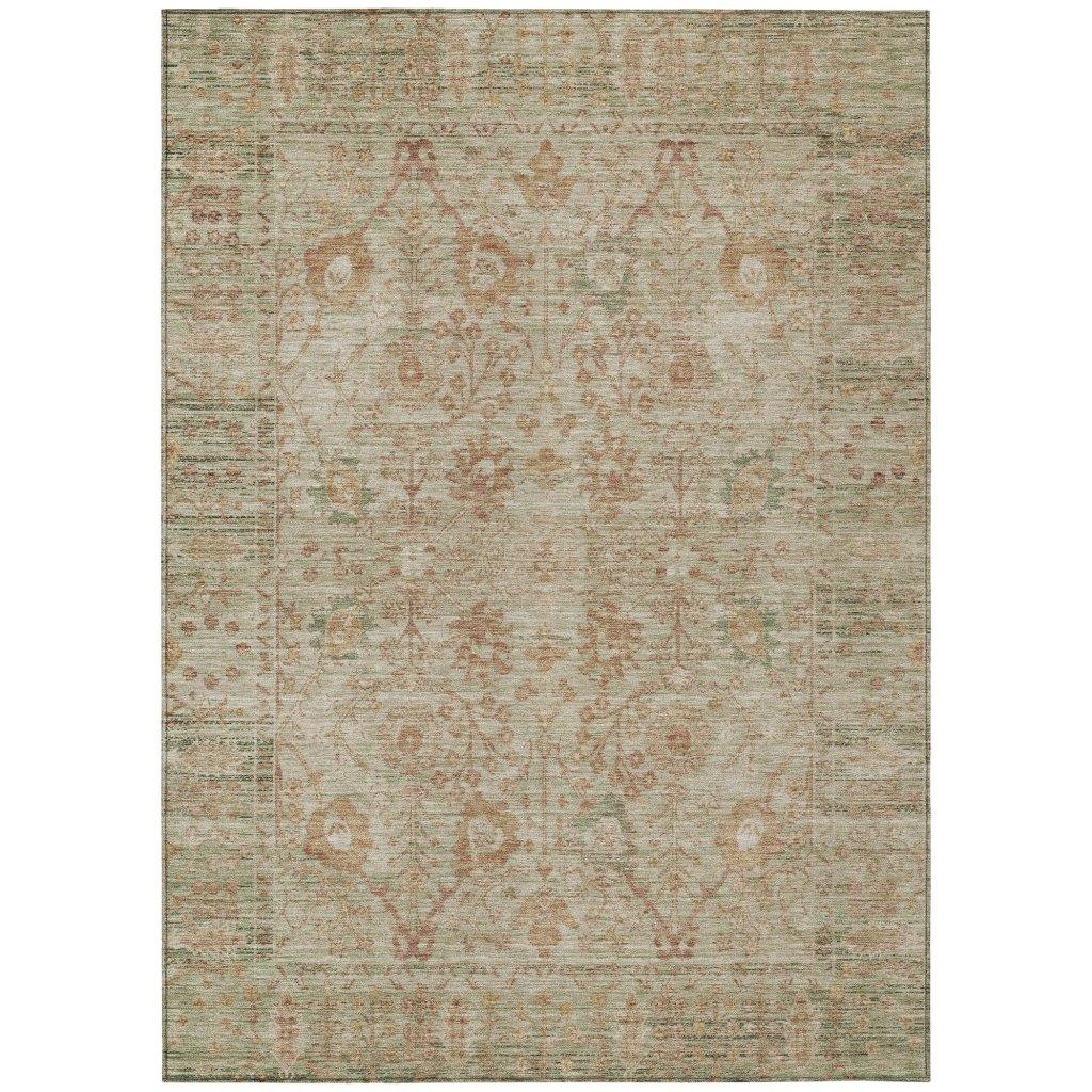 Vilnius Beige Washable Indoor-Outdoor Rug-Outdoor Rugs-LOOMLAN Rugs-2'6" x 3'10"-LOOMLAN