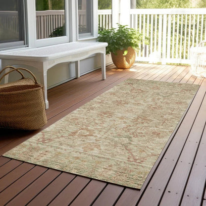 Vilnius Beige Washable Indoor-Outdoor Rug-Outdoor Rugs-LOOMLAN Rugs-LOOMLAN