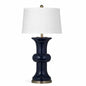 Vince 32" Tall Glass Blue Table Lamp - LOOMLAN - Bassett Mirror - Table Lamps