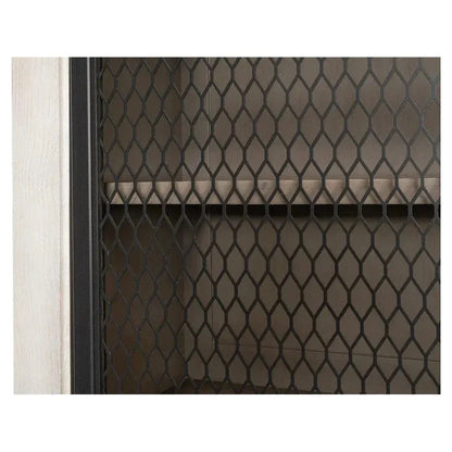 Vineyards Home Bar Cabinet Lights, Metal Doors-Home Bar Cabinets-Sarreid-LOOMLAN