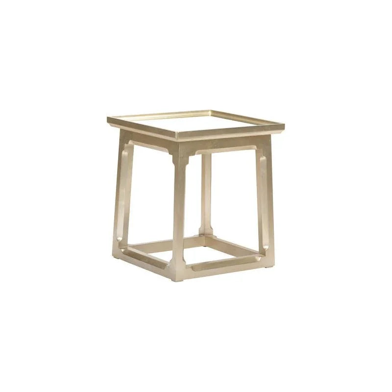 Vinh Mirrored Top Square Side Table - LOOMLAN - Wildwood - Side Tables