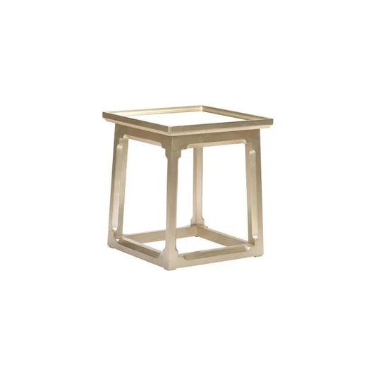 Vinh Mirrored Top Square Side Table - LOOMLAN - Wildwood - Side Tables