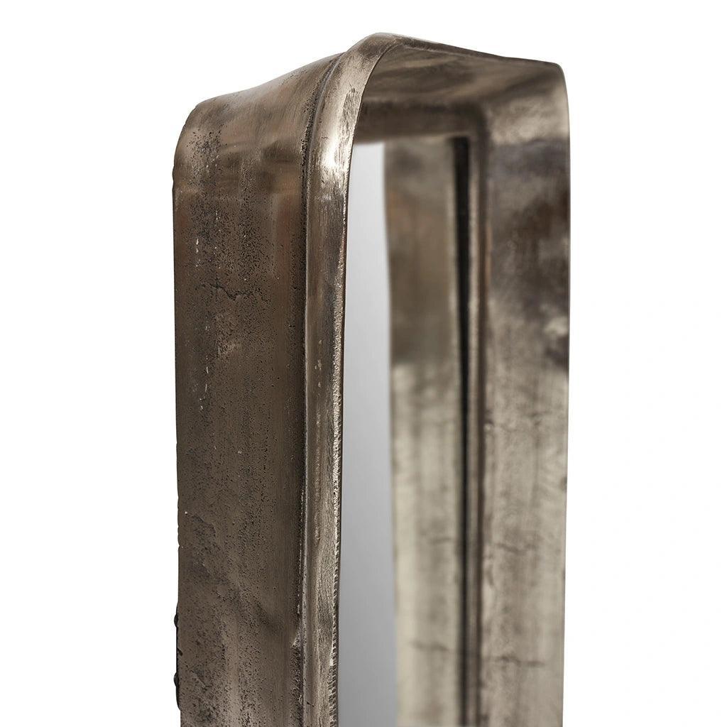 Vinod Reclaimed Aluminum Wall Mirror - LOOMLAN - Urbia - Wall Mirrors