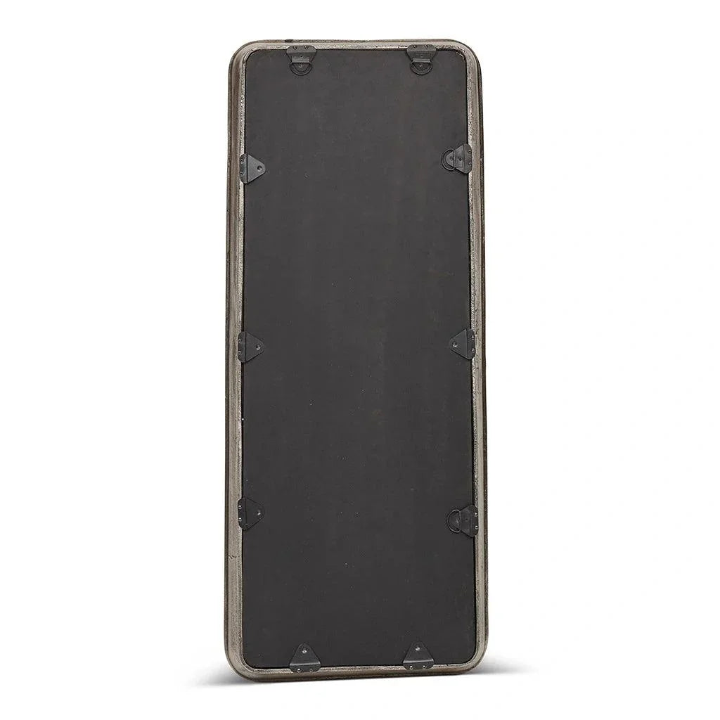 Vinod Reclaimed Aluminum Wall Mirror - LOOMLAN - Urbia - Wall Mirrors