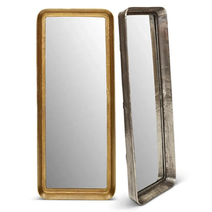 Vinod Reclaimed Aluminum Wall Mirror - LOOMLAN - Urbia - Wall Mirrors