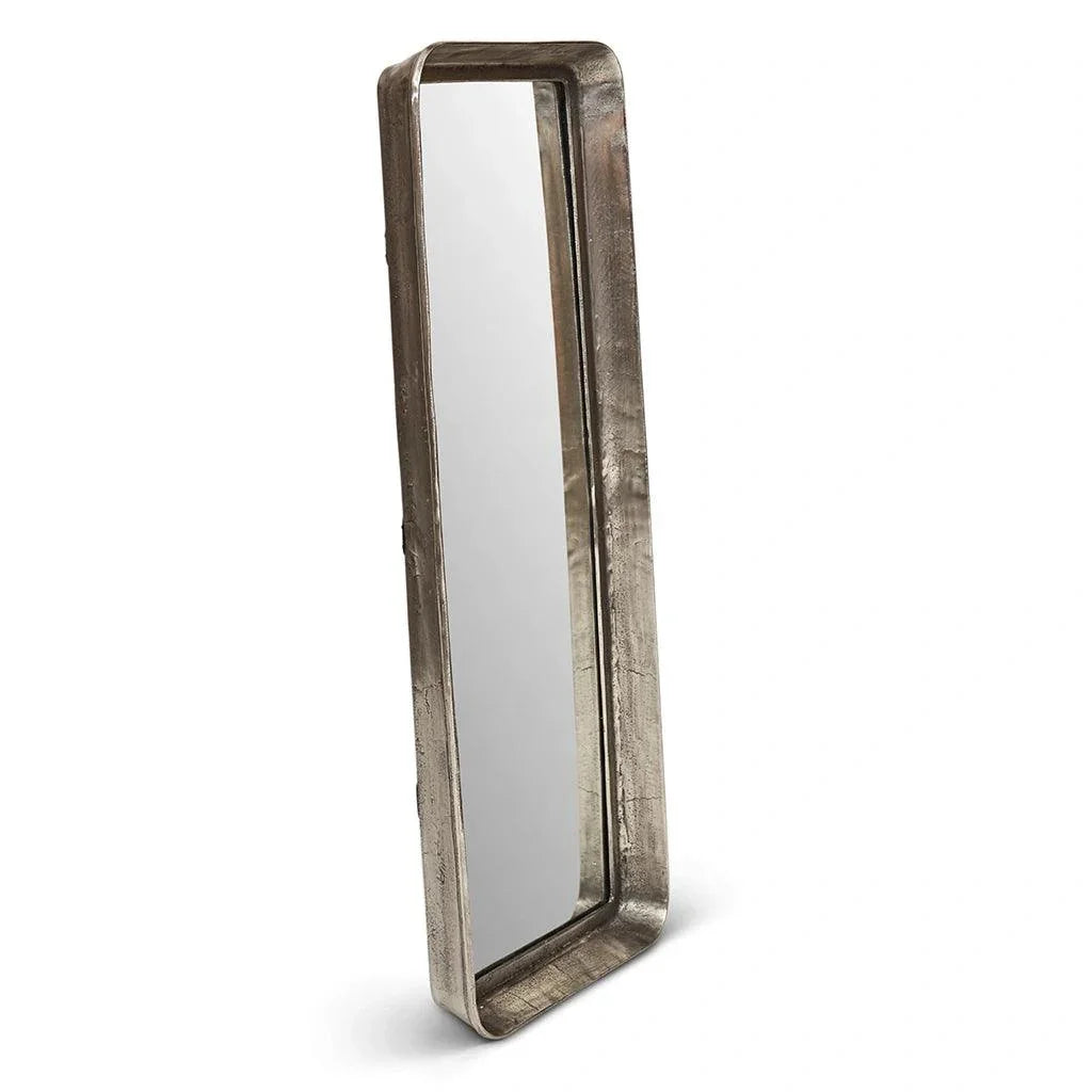 Vinod Reclaimed Aluminum Wall Mirror - LOOMLAN - Urbia - Wall Mirrors