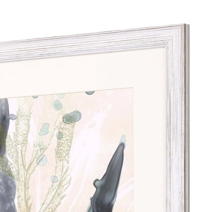 Vintage Ocean Jewels Wood Framed Wall Art