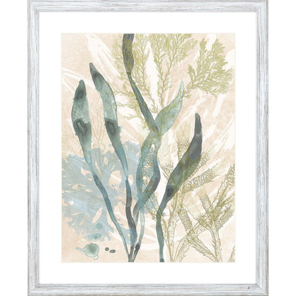 Vintage Ocean Jewels Wood Framed Wall Art