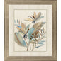 Vintage Tropics II Blue Framed Wall Art