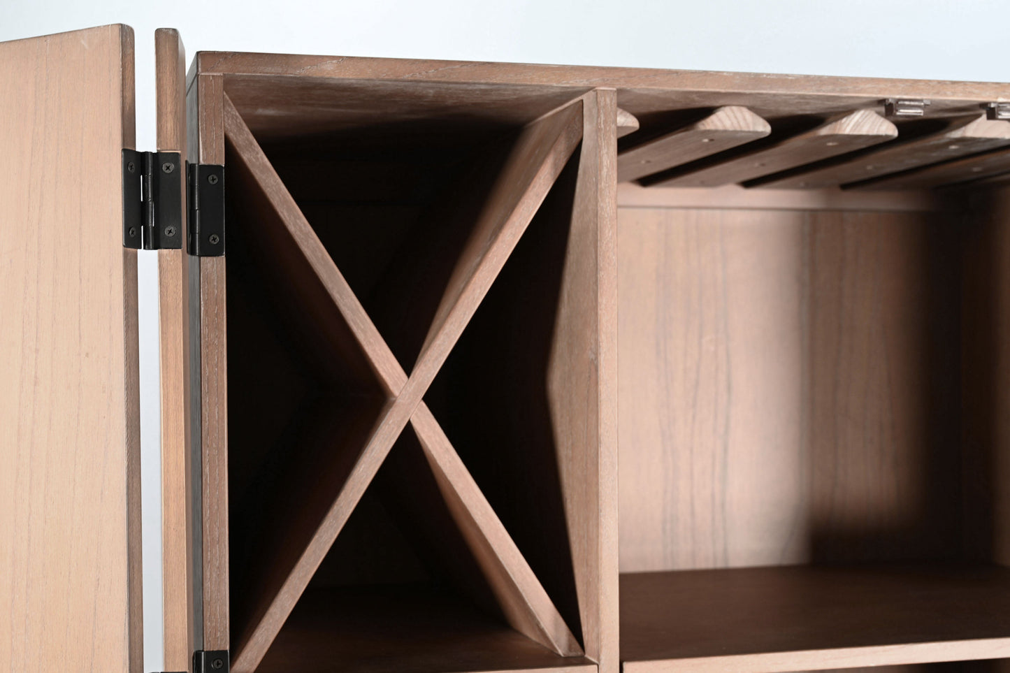 Violet Wooden Wine Bar Cabinet-Home Bar Cabinets-Sunny D-LOOMLAN