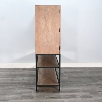 Violet Wooden Wine Bar Cabinet-Home Bar Cabinets-Sunny D-LOOMLAN