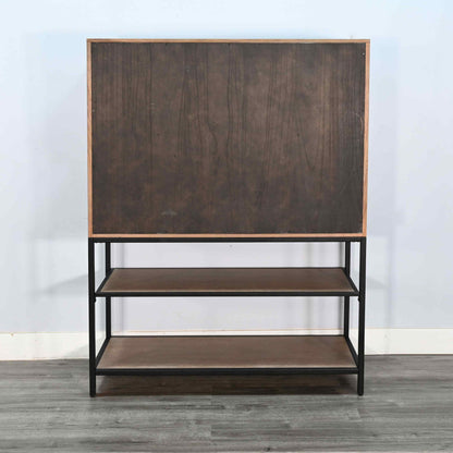 Violet Wooden Wine Bar Cabinet-Home Bar Cabinets-Sunny D-LOOMLAN