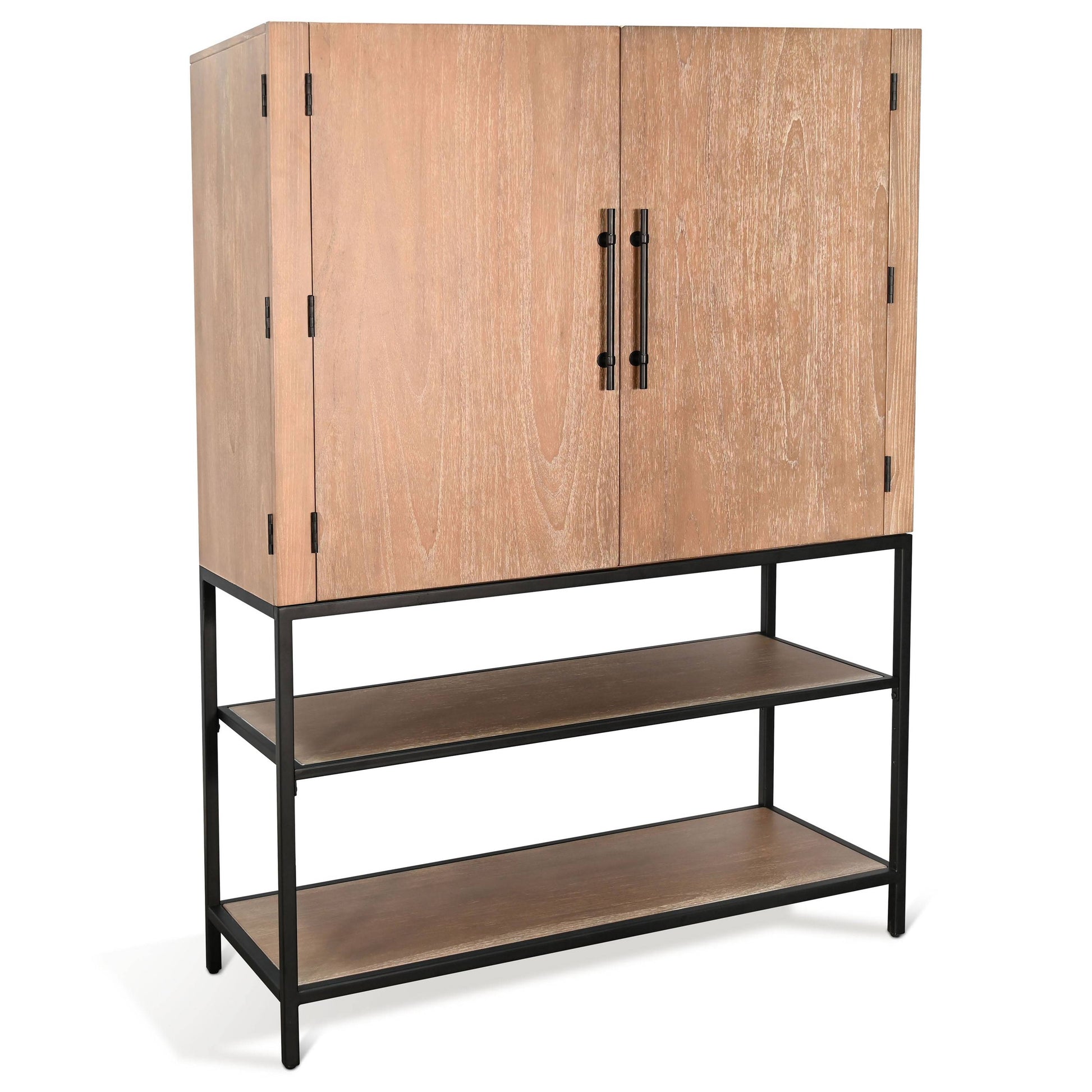 Violet Wooden Wine Bar Cabinet-Home Bar Cabinets-Sunny D-LOOMLAN