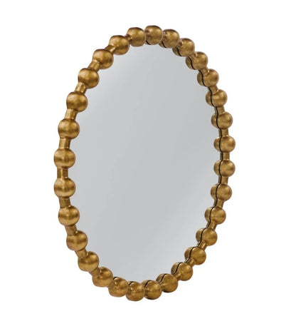 Violette Gold Leaf Finish Wall Mirror - LOOMLAN - Bassett Mirror - Wall Mirrors