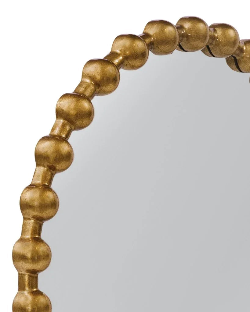 Violette Gold Leaf Finish Wall Mirror - LOOMLAN - Bassett Mirror - Wall Mirrors