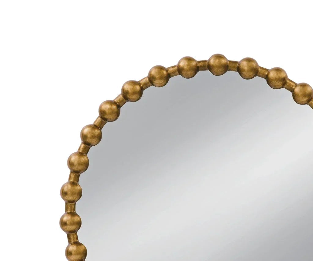 Violette Gold Leaf Finish Wall Mirror - LOOMLAN - Bassett Mirror - Wall Mirrors