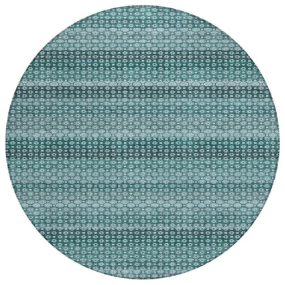 Violina Teal Washable Indoor - Outdoor Rug - LOOMLAN - LOOMLAN Rugs - Outdoor Rugs