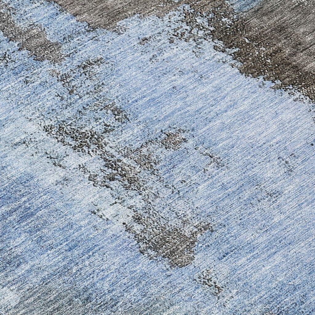 Vionna Blue Washable Indoor-Outdoor Rug-Outdoor Rugs-LOOMLAN Rugs-LOOMLAN