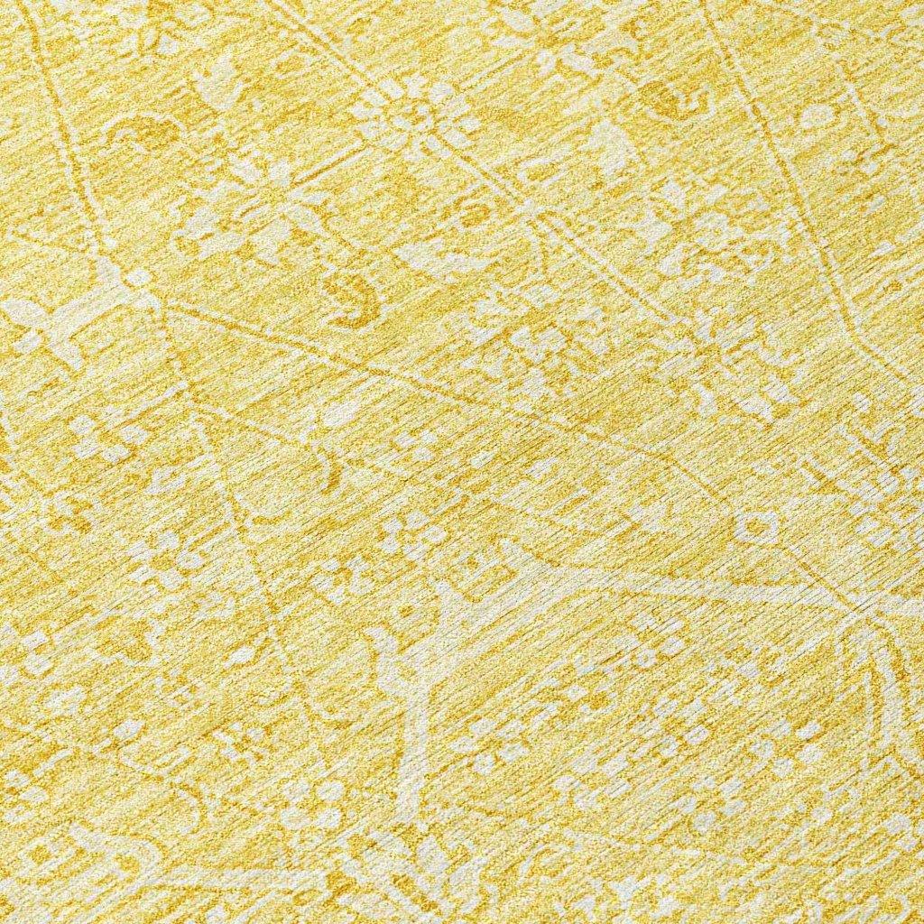 Virellia Gold Washable Indoor - Outdoor Rug - LOOMLAN - LOOMLAN Rugs - Outdoor Rugs