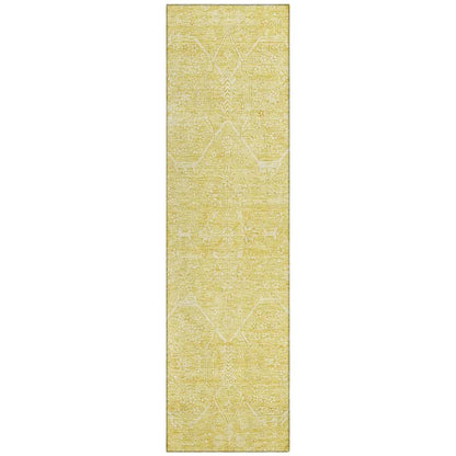 Virellia Gold Washable Indoor - Outdoor Rug - LOOMLAN - LOOMLAN Rugs - Outdoor Rugs