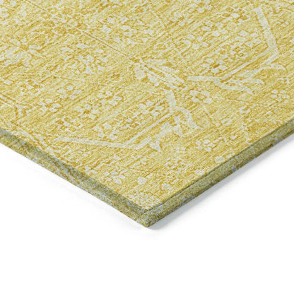 Virellia Gold Washable Indoor - Outdoor Rug - LOOMLAN - LOOMLAN Rugs - Outdoor Rugs