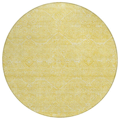 Virellia Gold Washable Indoor - Outdoor Rug - LOOMLAN - LOOMLAN Rugs - Outdoor Rugs