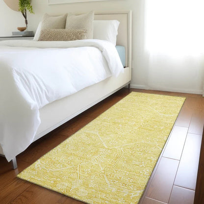 Virellia Gold Washable Indoor - Outdoor Rug - LOOMLAN - LOOMLAN Rugs - Outdoor Rugs