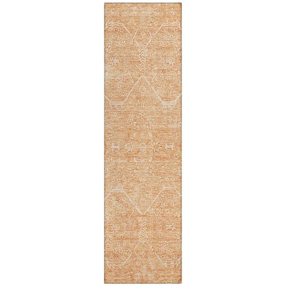 Virellia Orange Washable Indoor - Outdoor Rug - LOOMLAN - LOOMLAN Rugs - Outdoor Rugs