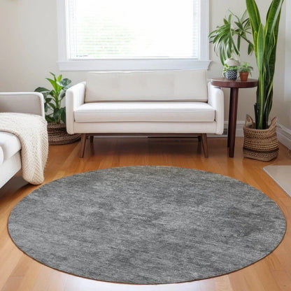 Virellis Gray Washable Indoor - Outdoor Rug - LOOMLAN - LOOMLAN Rugs - Outdoor Rugs