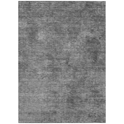 Virellis Gray Washable Indoor - Outdoor Rug - LOOMLAN - LOOMLAN Rugs - Outdoor Rugs