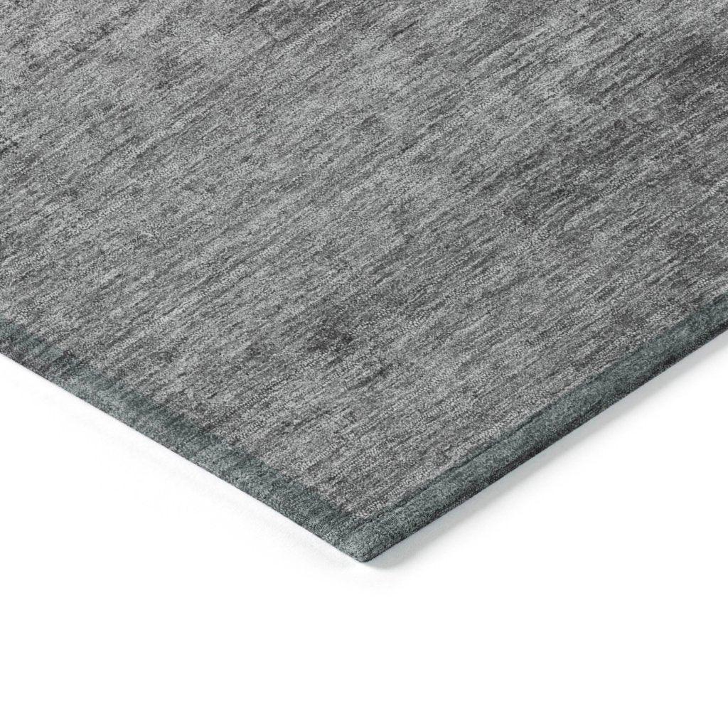 Virellis Gray Washable Indoor - Outdoor Rug - LOOMLAN - LOOMLAN Rugs - Outdoor Rugs