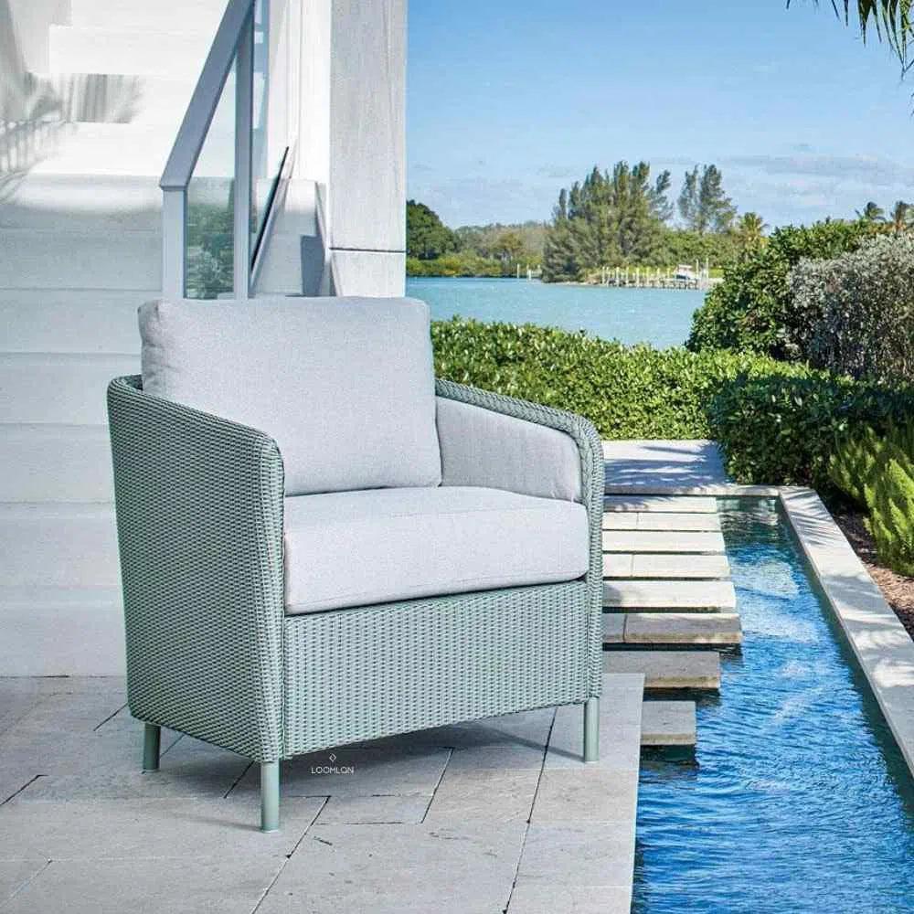 Visions Lounge Chair Premium Wicker Furniture-Outdoor Lounge Chairs-Lloyd Flanders-LOOMLAN