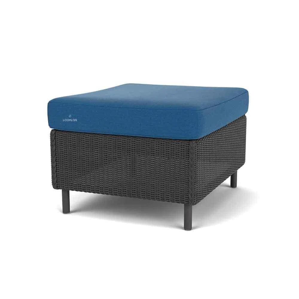 Visions Ottoman Premium Wicker Furniture Lloyd Flanders-Outdoor Ottomans-Lloyd Flanders-LOOMLAN