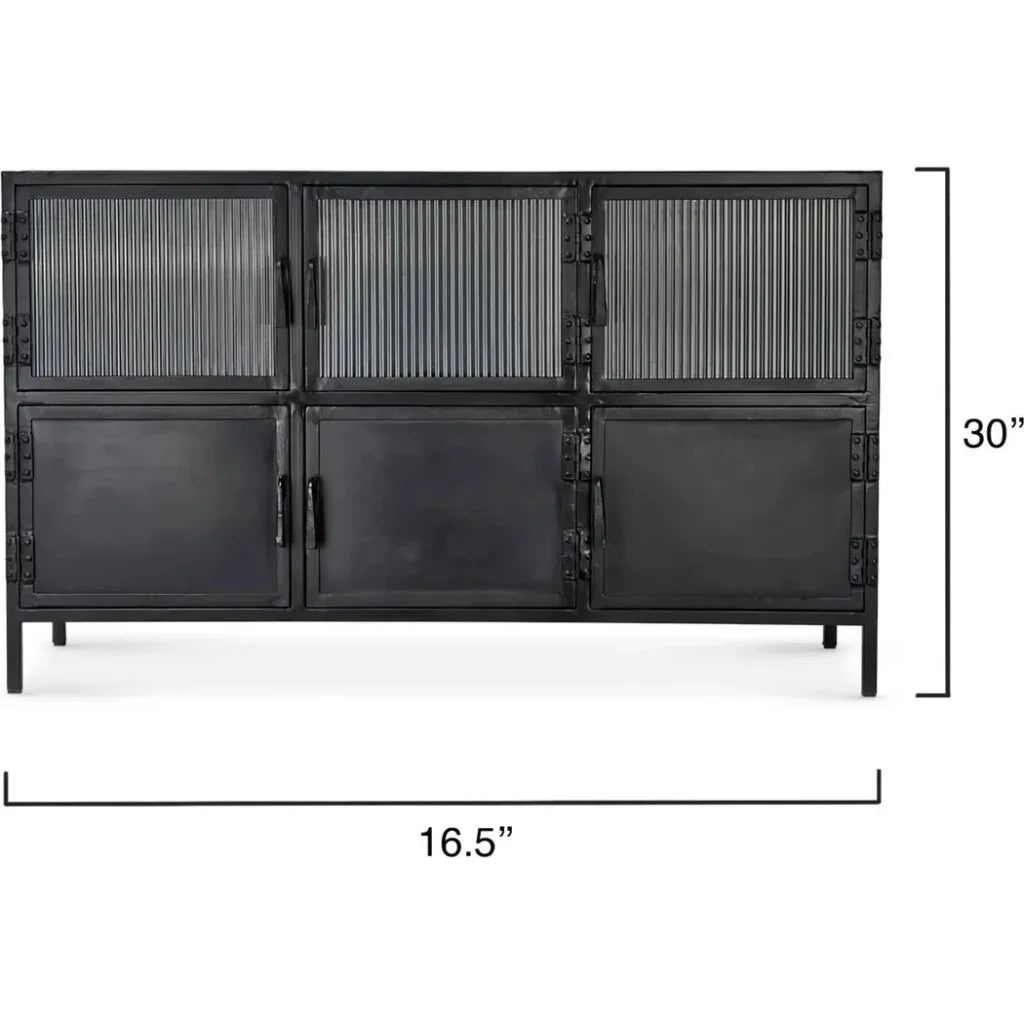 Vitrino 6 Door Console - LOOMLAN - Jamie Young - Sideboards