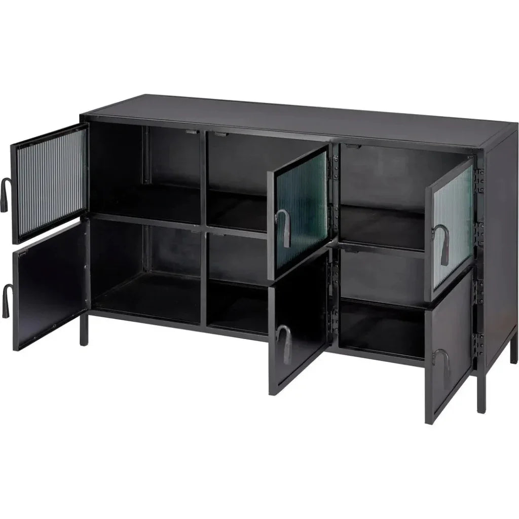 Vitrino 6 Door Console - LOOMLAN - Jamie Young - Sideboards