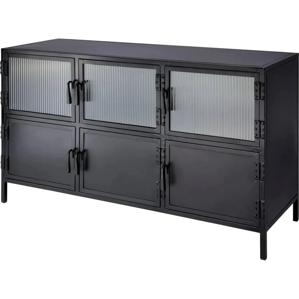 Vitrino 6 Door Console - LOOMLAN - Jamie Young - Sideboards