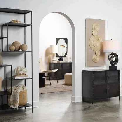 Vitrino 4 Door Side Table - LOOMLAN - Jamie Young - Side Tables