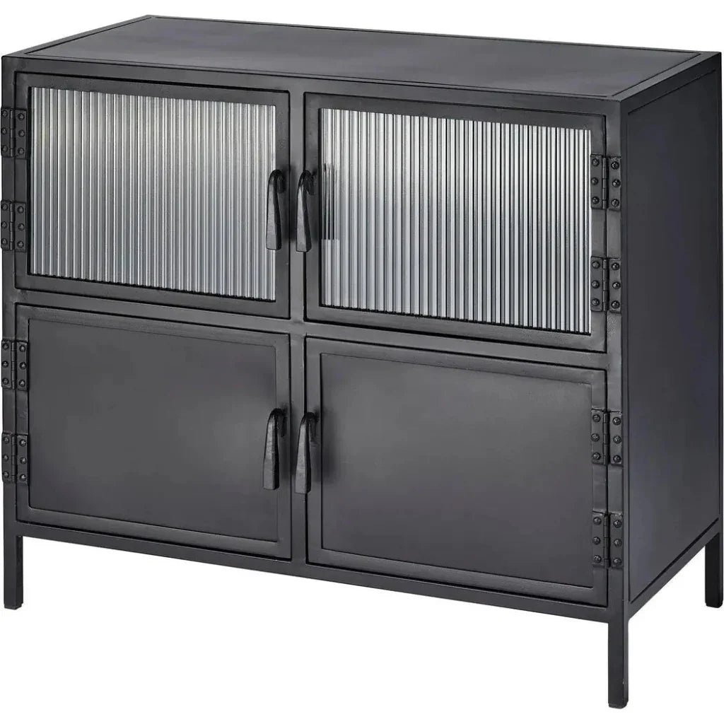 Vitrino 4 Door Side Table - LOOMLAN - Jamie Young - Side Tables