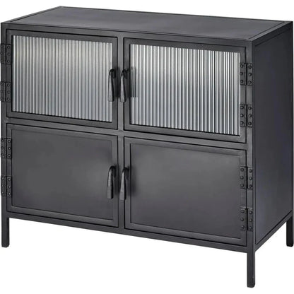 Vitrino 4 Door Side Table - LOOMLAN - Jamie Young - Side Tables