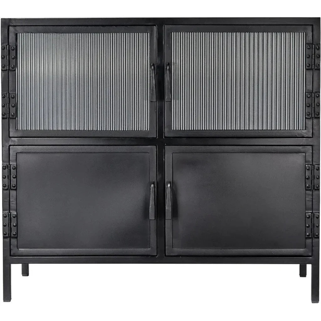 Vitrino 4 Door Side Table - LOOMLAN - Jamie Young - Side Tables