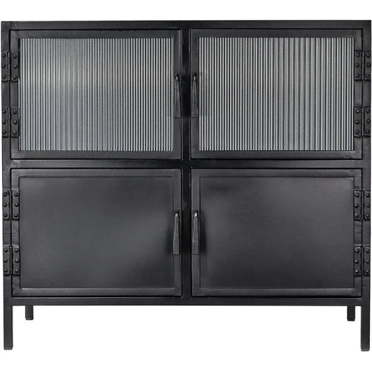 Vitrino 4 Door Side Table - LOOMLAN - Jamie Young - Side Tables