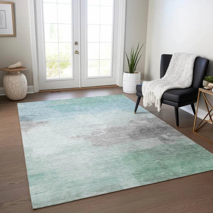 Vivara Blue Washable Indoor - Outdoor Rug - LOOMLAN - LOOMLAN Rugs - Outdoor Rugs