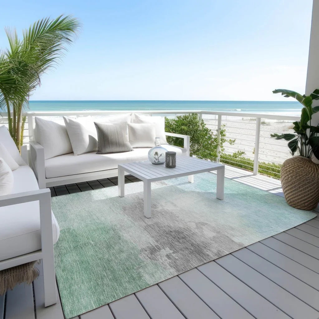 Vivara Blue Washable Indoor - Outdoor Rug - LOOMLAN - LOOMLAN Rugs - Outdoor Rugs