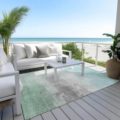 Vivara Blue Washable Indoor - Outdoor Rug - LOOMLAN - LOOMLAN Rugs - Outdoor Rugs