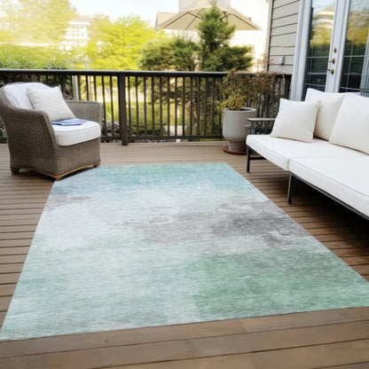 Vivara Blue Washable Indoor - Outdoor Rug - LOOMLAN - LOOMLAN Rugs - Outdoor Rugs