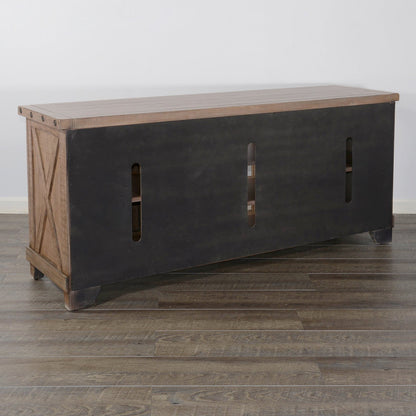 Vivian Natural Wooden Media Console