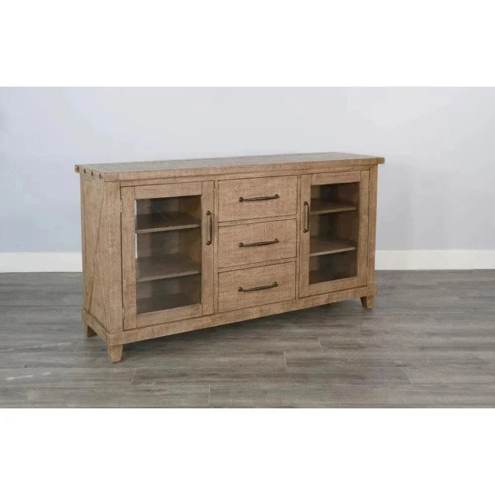 Vivian Server Light Brown - LOOMLAN - Sunny D - Sideboards