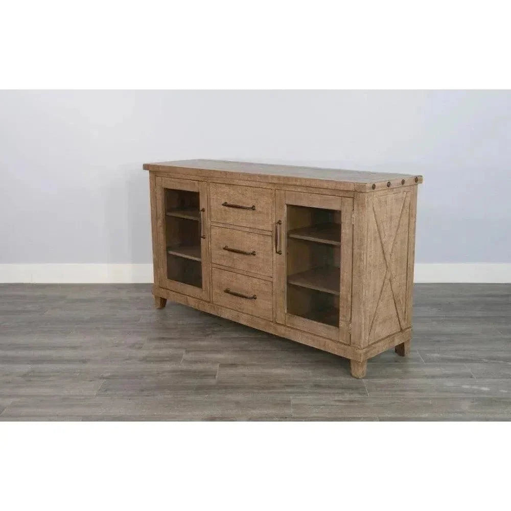 Vivian Server Light Brown - LOOMLAN - Sunny D - Sideboards